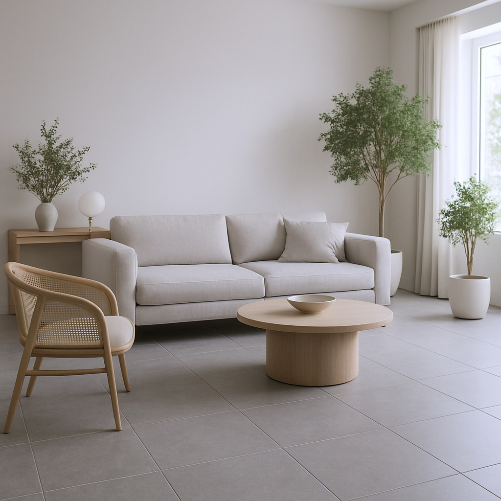 Black Matte Porcelain Tile 3